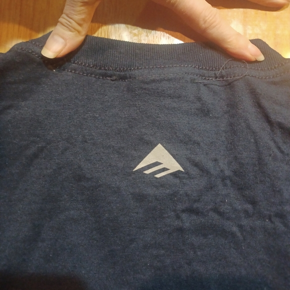 VINTAGE SINGLE STITCH EMERICA SKATEBOARD LONG SLEEVE TEE NWOT LARGE BLUE - Picture 14 of 16